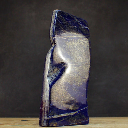 Königsblaue Lapislazuli-Freiform - 1210,13g -  222 x 95 x 22mm