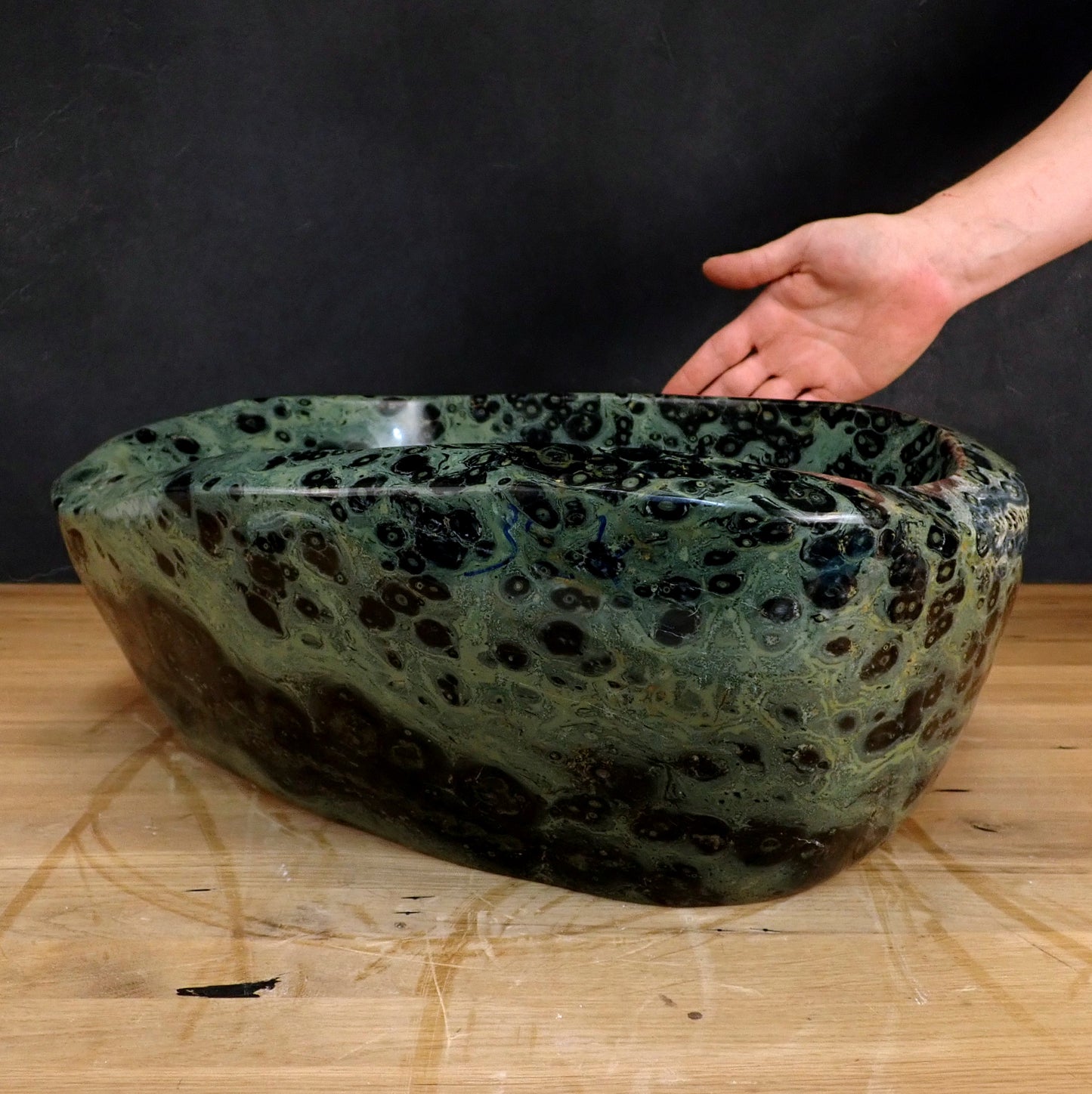 Sehr Große Kambaba-Jaspis Schüssel - Waschbecken - 32881,15g - 480 x 350 x 175 mm