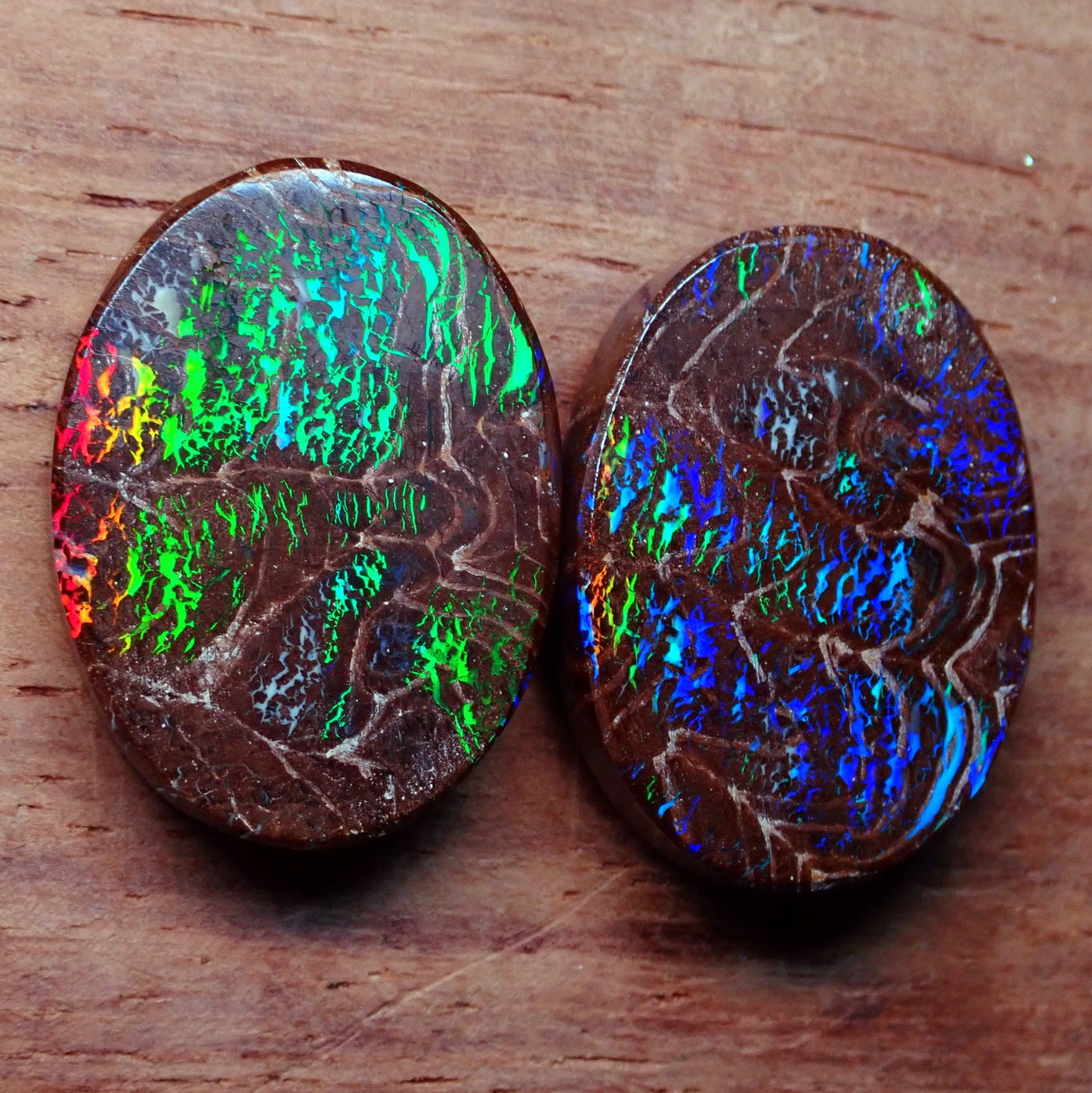 AAA+ Boulder Opal Ohrring Set aus Australien, 26.24ct