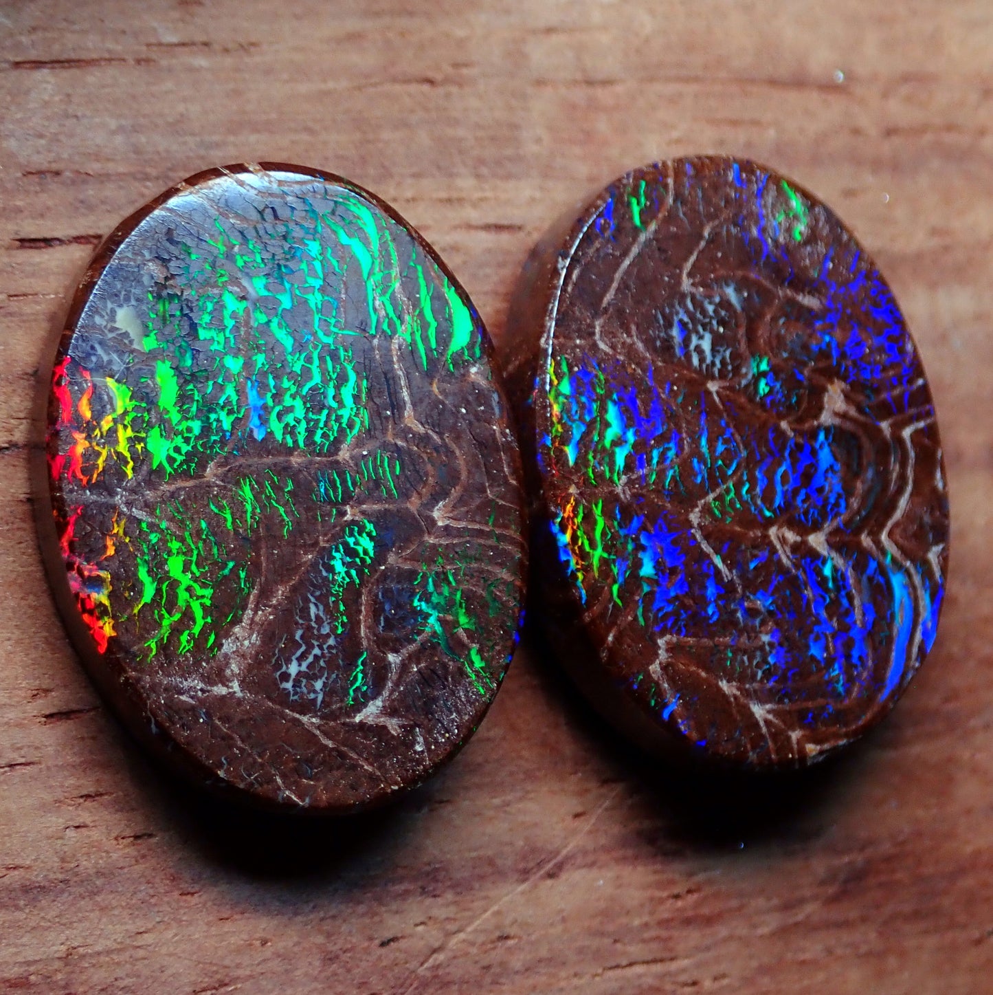 AAA+ Boulder Opal Ohrring Set aus Australien, 26.24ct