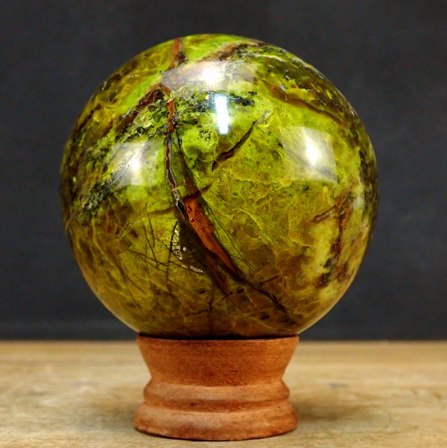 Grüner Opal Kugel - 717,94g - 83,94mm