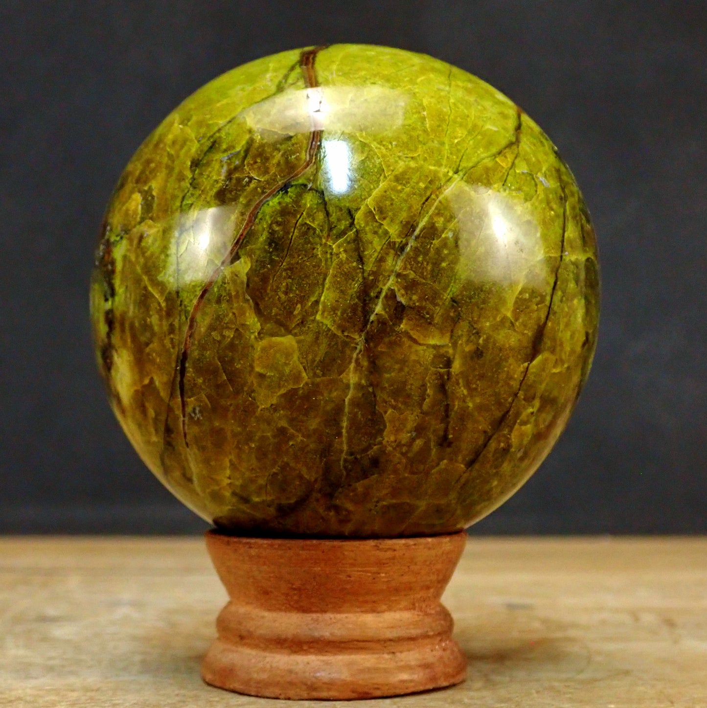 Grüner Opal Kugel - 717,94g - 83,94mm