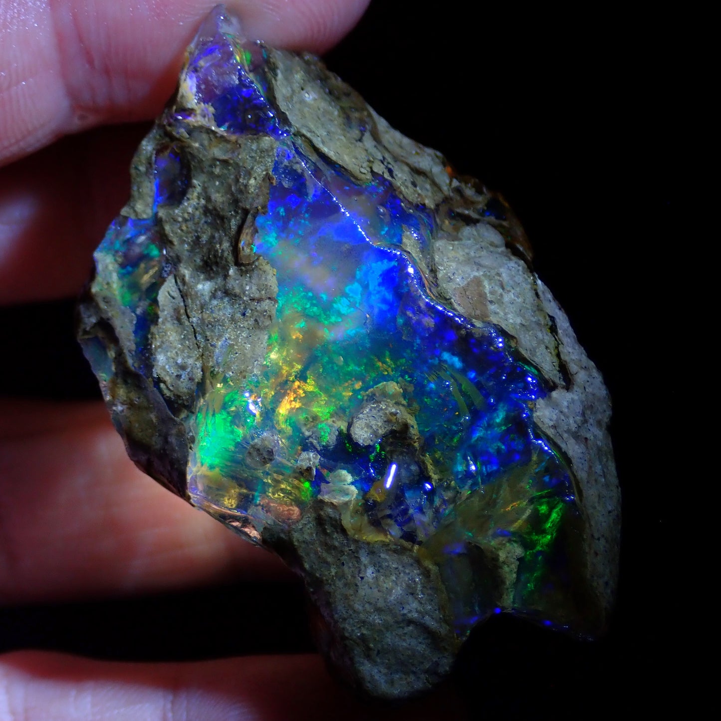 Seltener Großer Kristall-Opal, Äthiopien - 207.95 ct - 41,59g