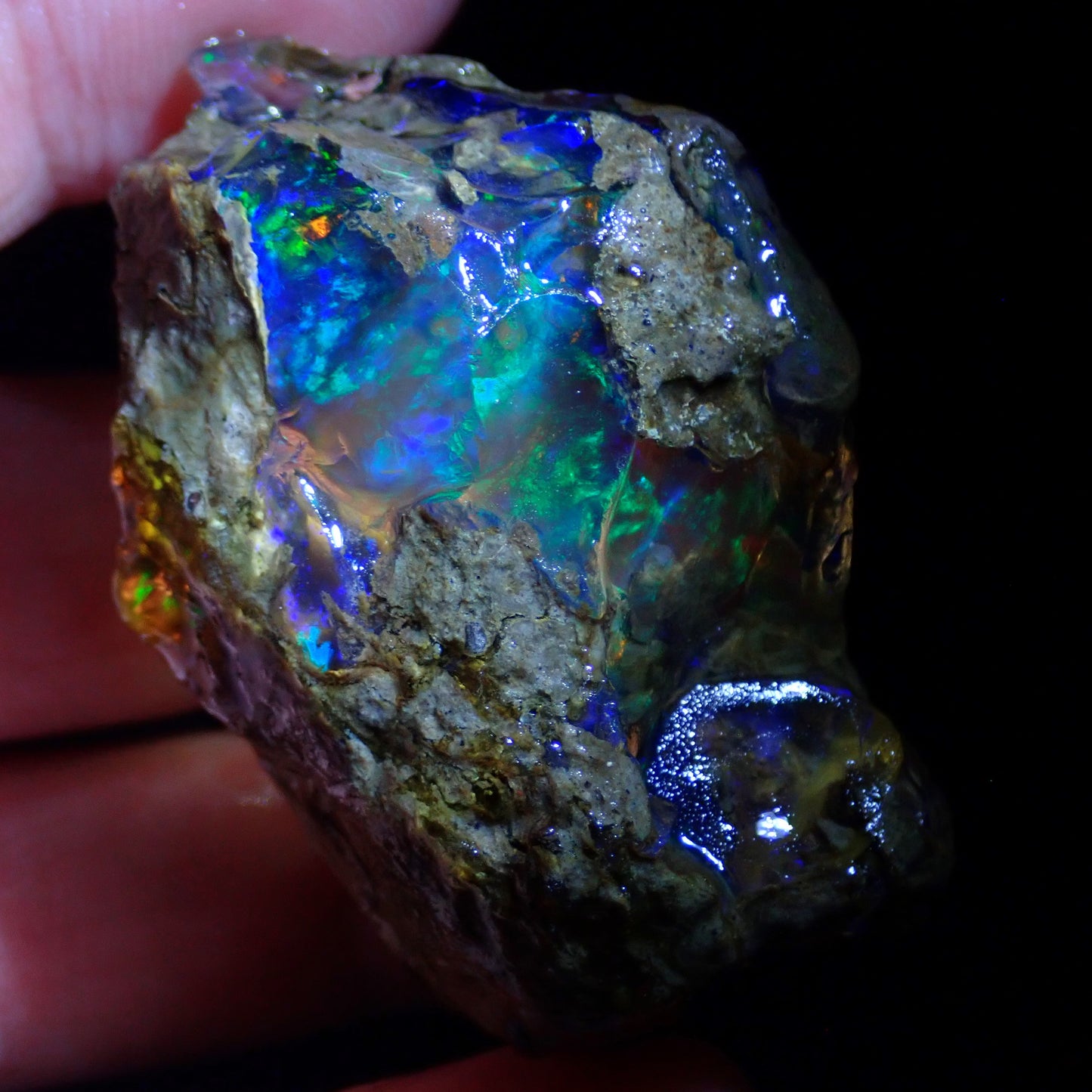 Seltener Großer Kristall-Opal, Äthiopien - 207.95 ct - 41,59g