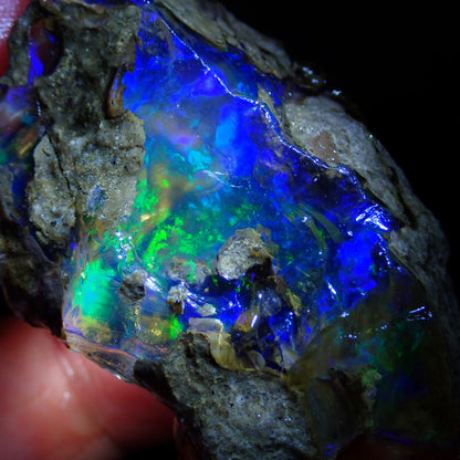 Seltener Großer Kristall-Opal, Äthiopien - 207.95 ct - 41,59g