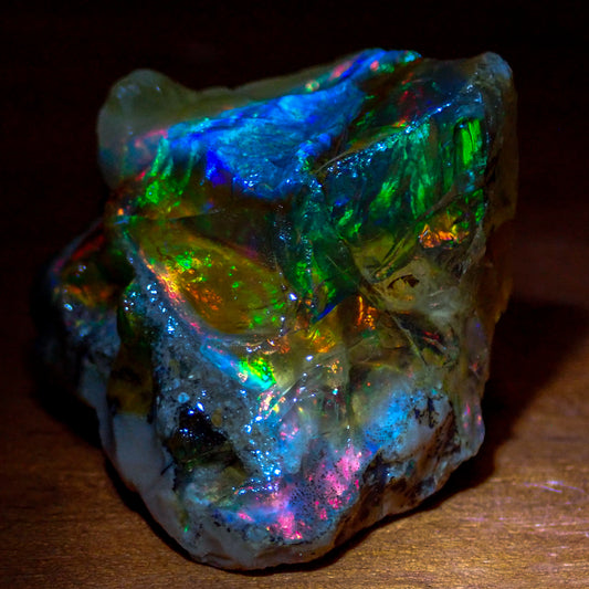 Seltener Natürlicher Klarer Kristall-Opal, Äthiopien - 113.9 ct - 22,78g