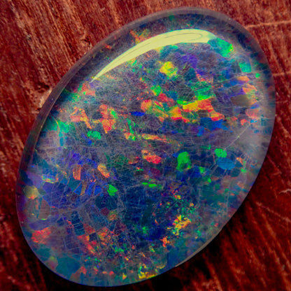 AAA + Black Opal Triplet, Australien, 0,724g - 3,62ct