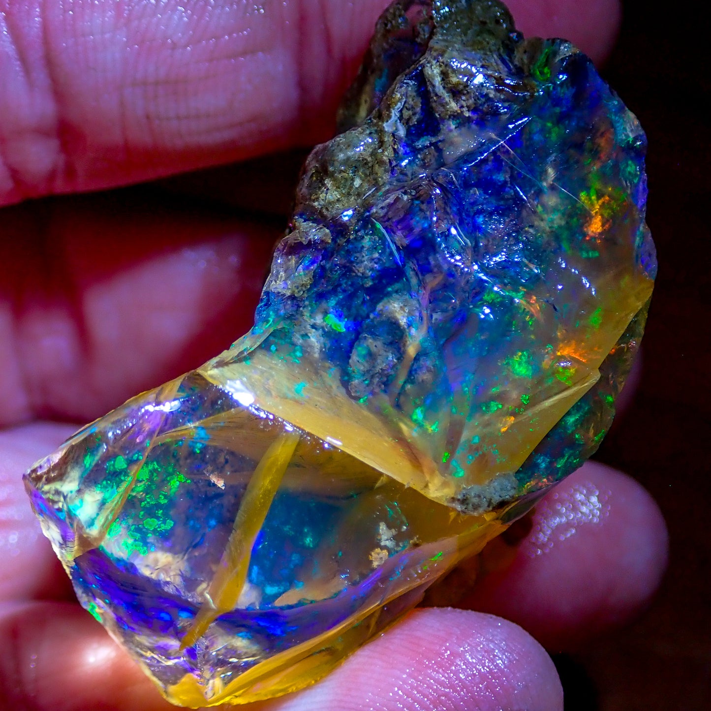 Seltener Natürlicher Großer Kristall-Opal, Äthiopien - 218.35 ct