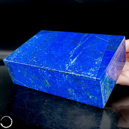 Natürliche  Lapislazuli Schmuckkästchen/Box - 729,91g