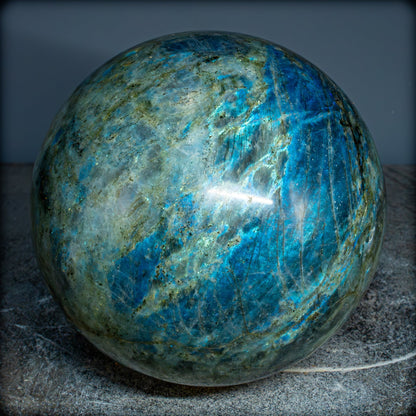 Natürliche Große Labradorit Kristall-Kugel- 8949,19g
