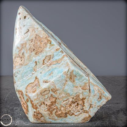 Natürlicher Blau-Grüne Aragonit Kristall-Freiform - 2287,04g