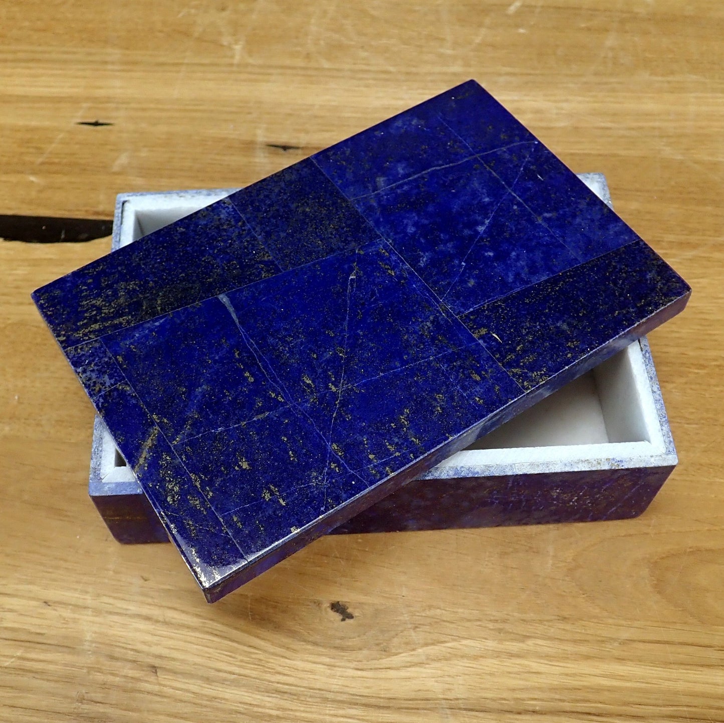 Lapislazuli Schmuckkästchen/Box - 750.51 g - 147×97×45 mm