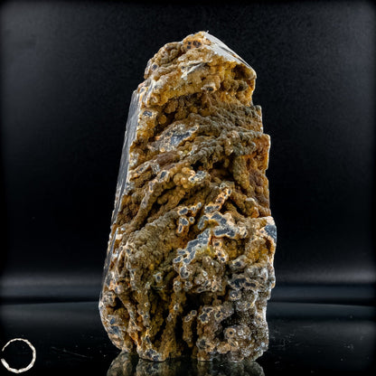 Natürlicher Achat-Kristall Obelisk mit Druse - 1357,17g