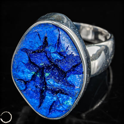 Exklusiver Azurit Ring aus 925er Silber- 13,86g 69,3ct