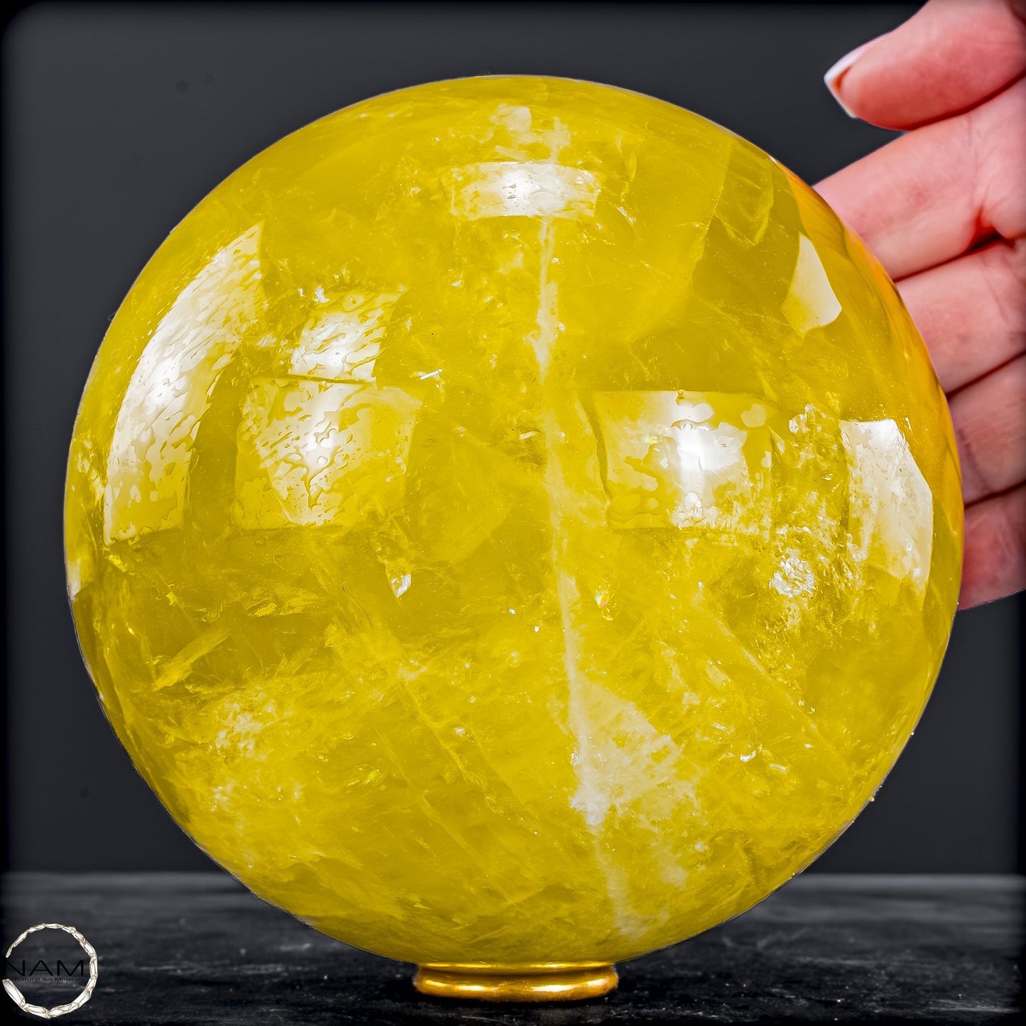 Top Qualität Transparenter Citrin Kristall Kugel - Brasilien - 2375,93g
