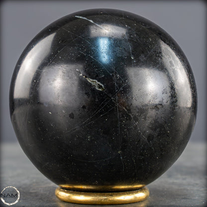 Schwarze Tourmalin-Kristall Kugel aus Brasilien - 907,28g