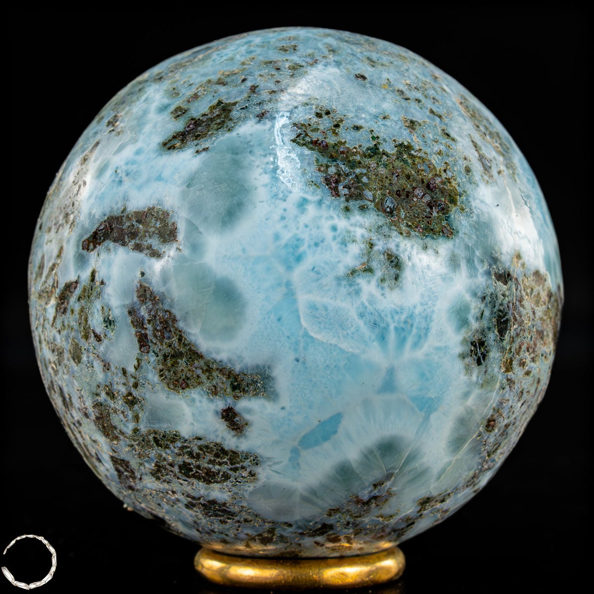 Natürliche Larimar Kugel -  481,39g - 2406,95ct
