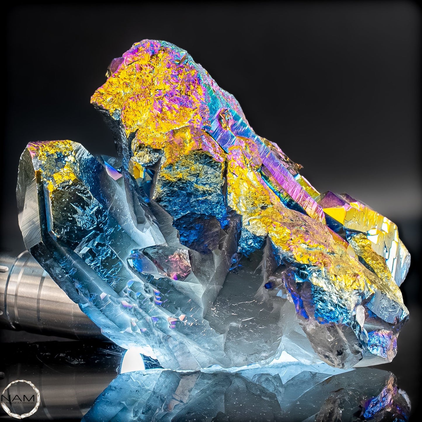 Aura Cluster – Regenbogenkristall voller Energie und Magie – 682,38g