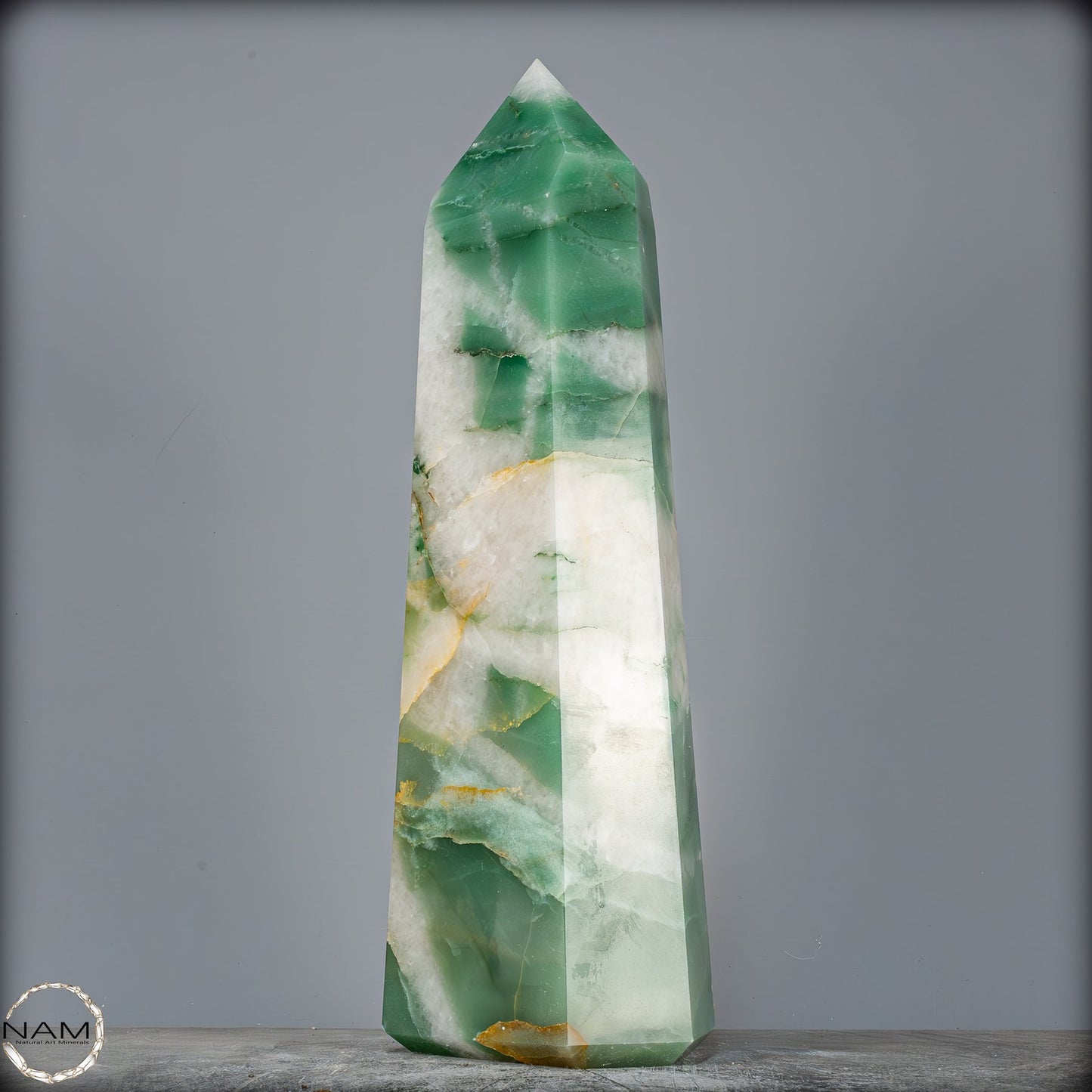 Natürlicher Aventurin Obelisk aus Brasilien - 6473,13g