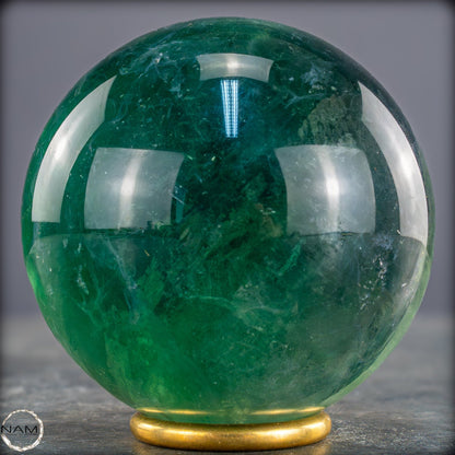 Natürliche Grüne Fluorit Kristallkugel, Spitzenqualität - 1001,02g