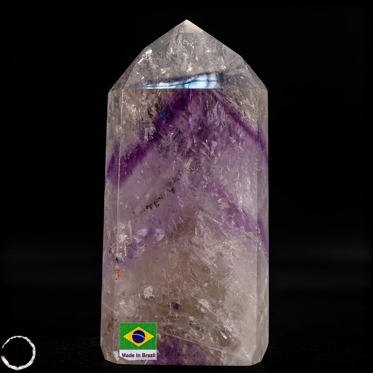 Natürliche, Sehr Seltene Amethyst-Kristall Spitze, Brasilien - 618,47g