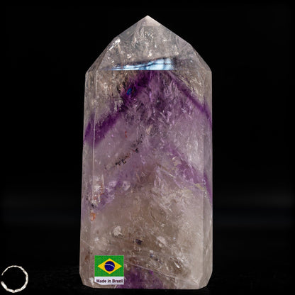 Natürliche, Sehr Seltene Amethyst-Kristall Spitze, Brasilien - 618,47g