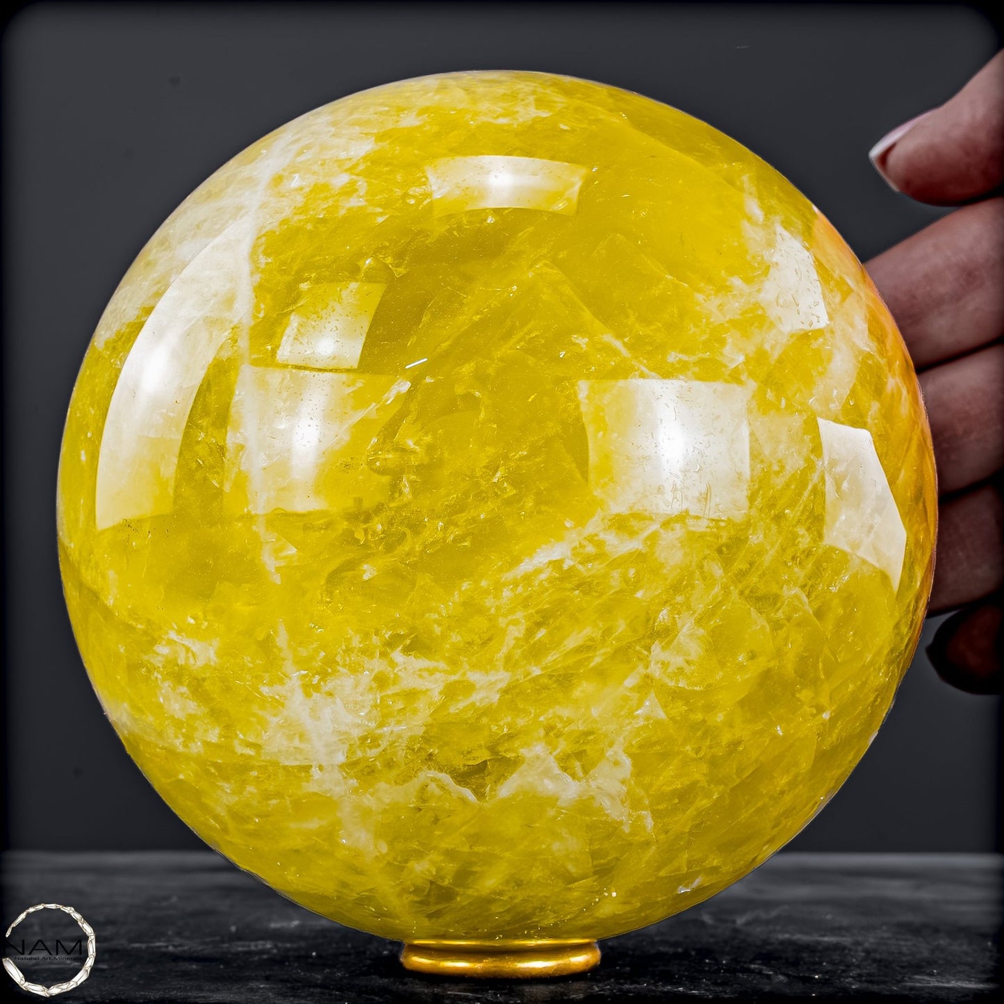 Top Qualität Transparenter Citrin Kristall Kugel - Brasilien - 2375,93g