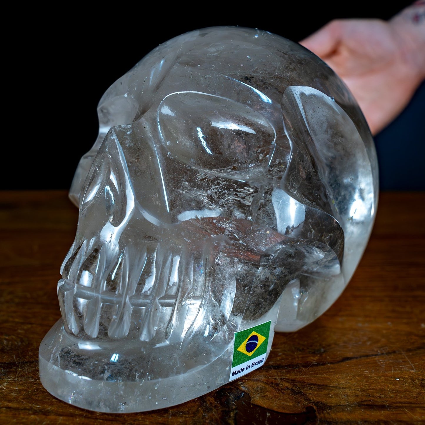 Natürlicher Quarz-Totenkopf, Erster Wahl, Brasilien - 1738,49g