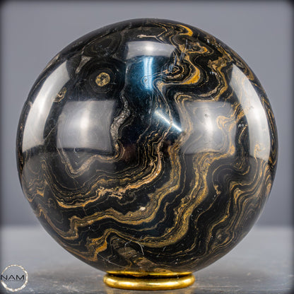 Natürliche Stromatolith (Fossile Algen) Kugel - 2316,17g - 126mm