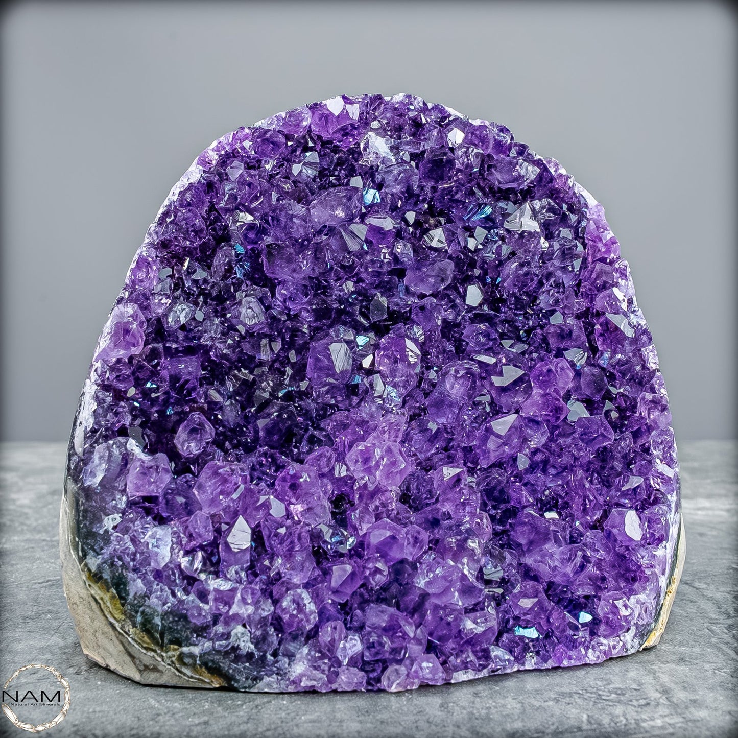 Natürliche Amethyst-Kristall Druse - 782,16g