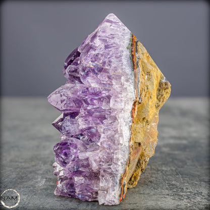 Natürliche Amethyst-Kristall Druse/Spitze - 718,19g
