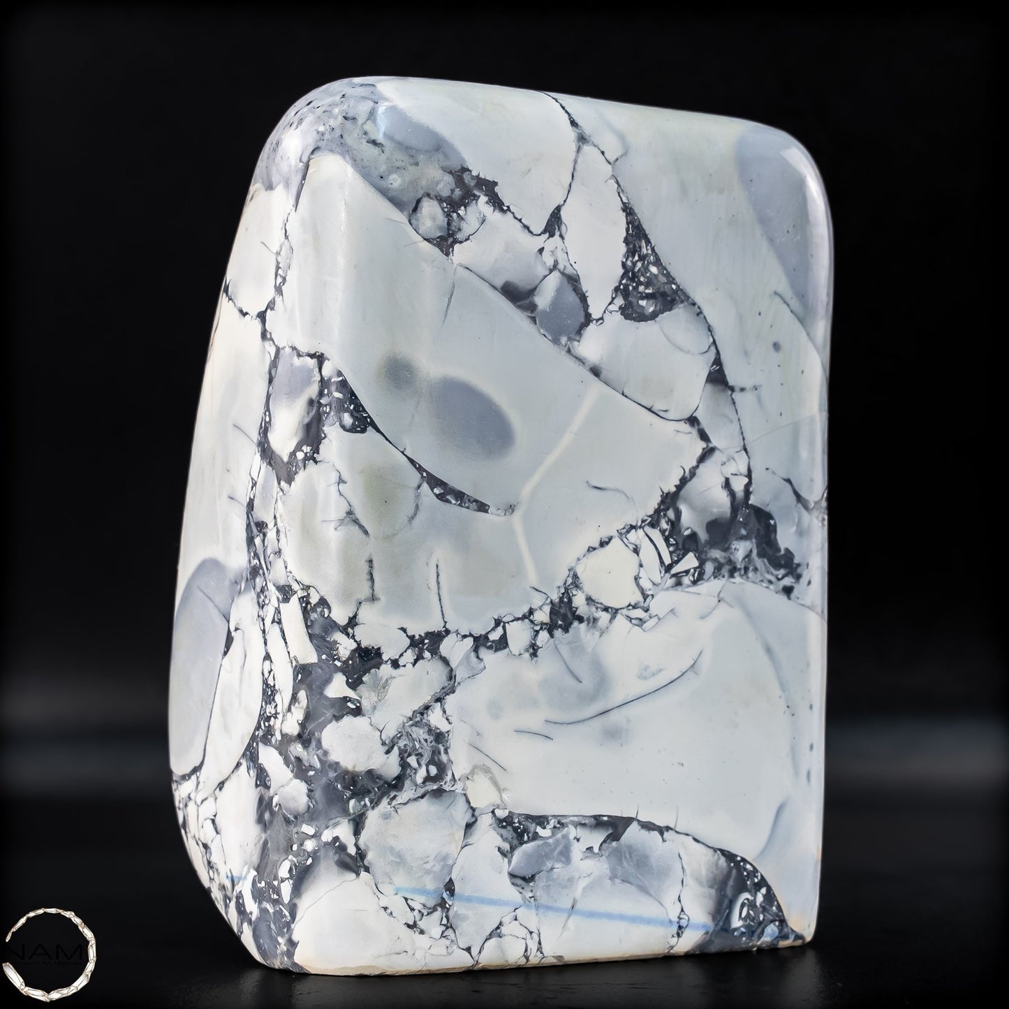 Natürliche Indonesische Picture Jasper-Kristall Freiform – 949,28g
