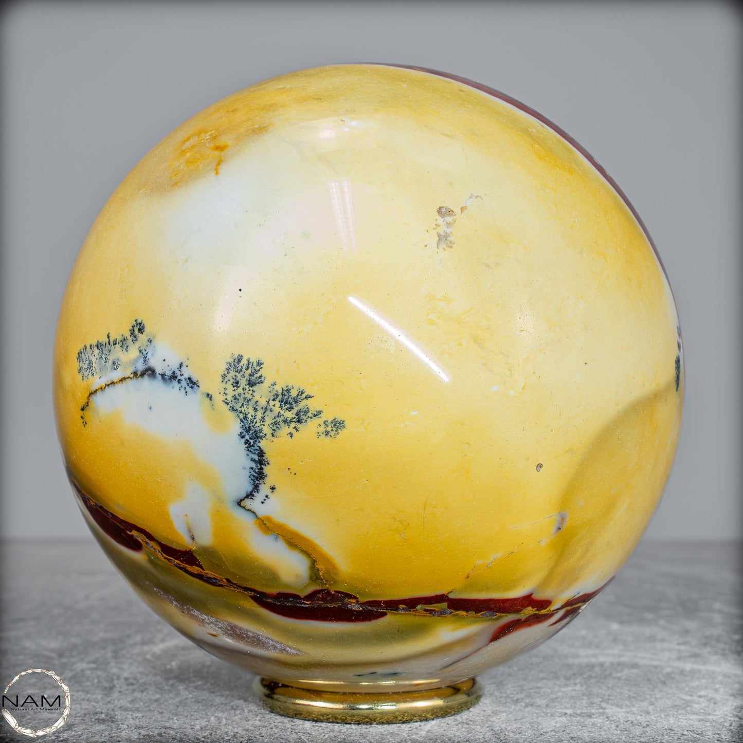 Natürliche Mookait Kugel aus Australien - 1947,55g - 115mm