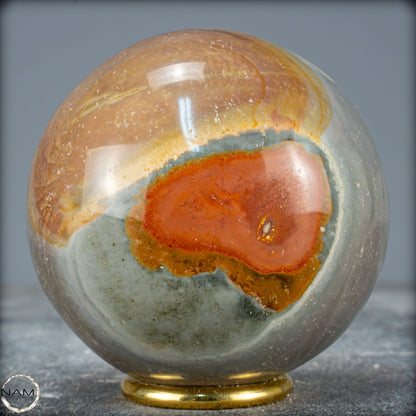 Natürliche Polychrome Jaspis Kristall-Kugel -894,35 g