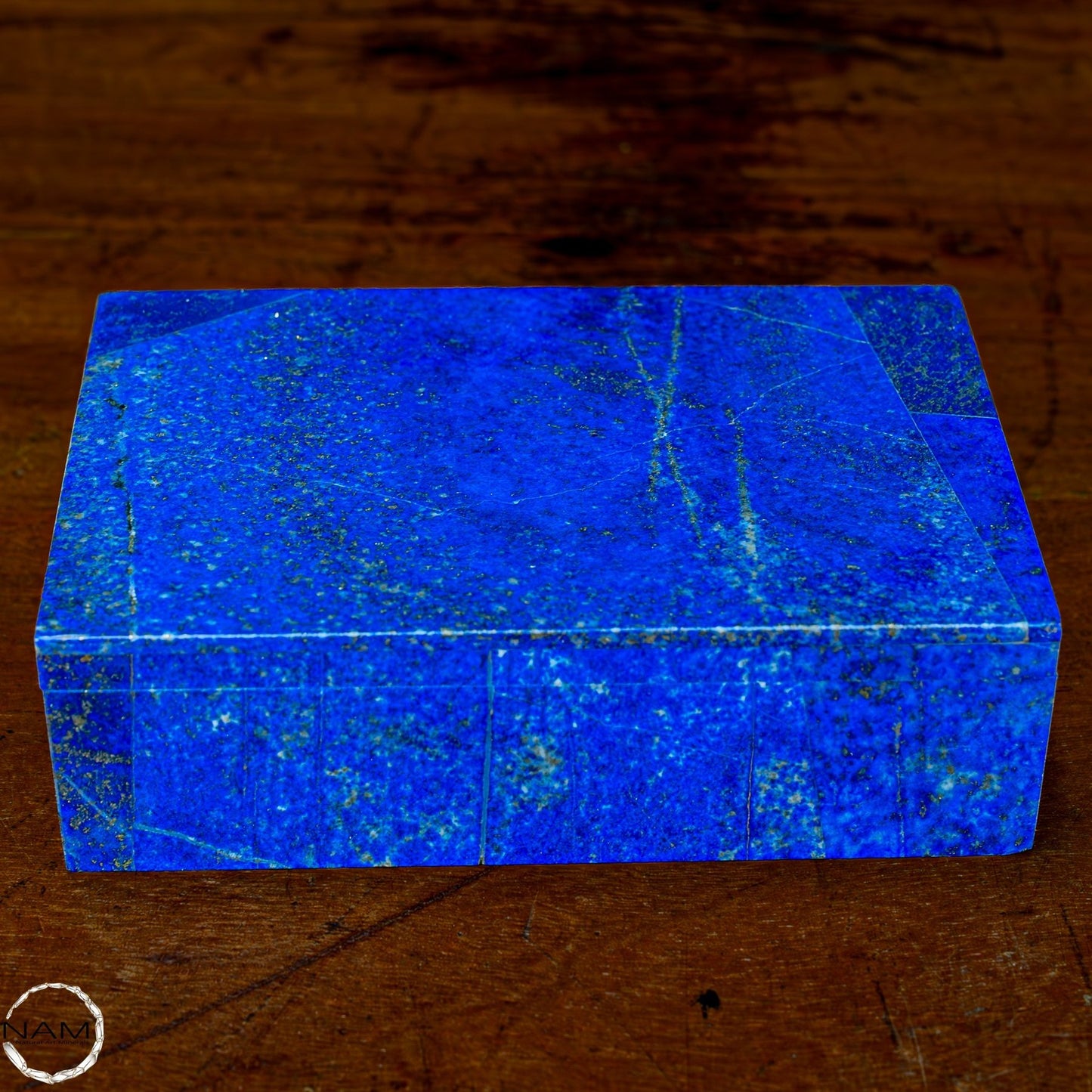 Natürliche A++ Lapislazuli Schmuckkästchen/Box - 729,05g