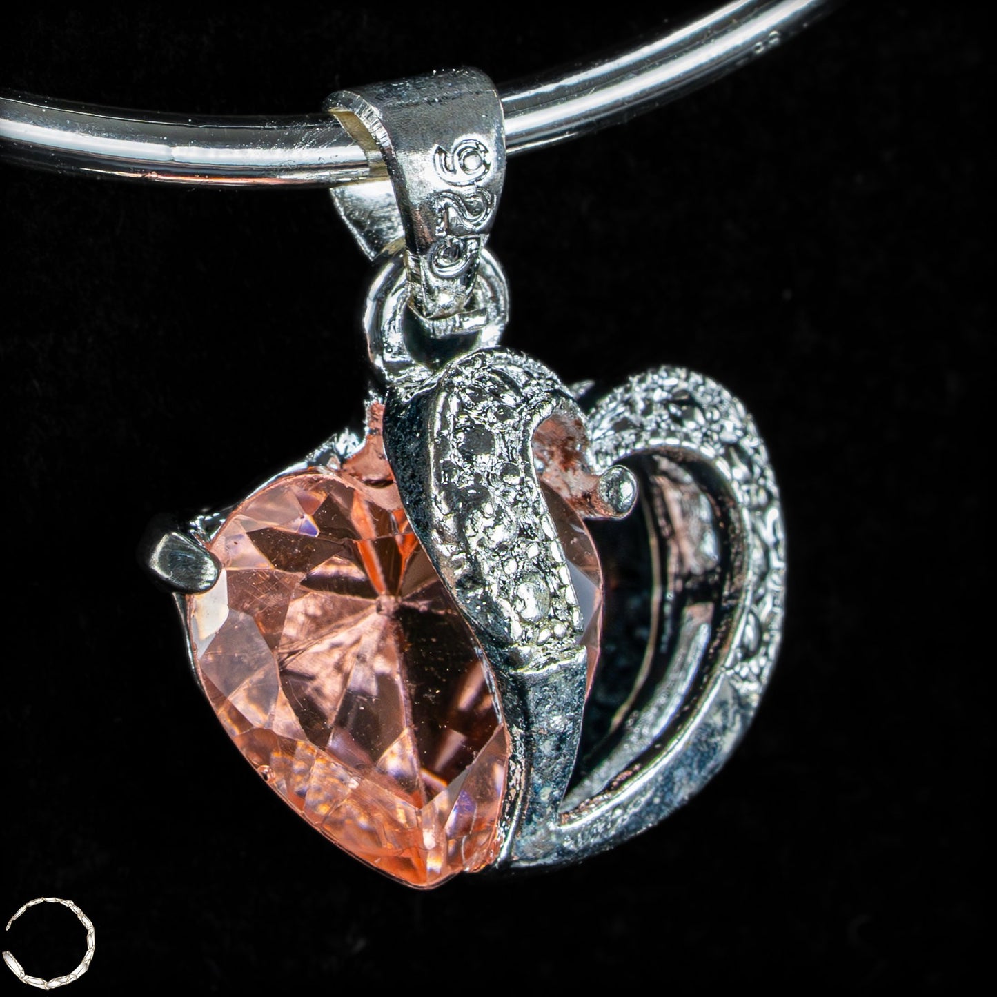 Topas Herzanhänger aus 925er Silber Mystische Perfektion - 2,05g 10,25ct