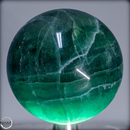 Natürliche Grüne Fluorit Kristallkugel, Spitzenqualität - 1406,15g