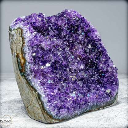 Natürliche Amethyst-Kristall Druse - 815,69g