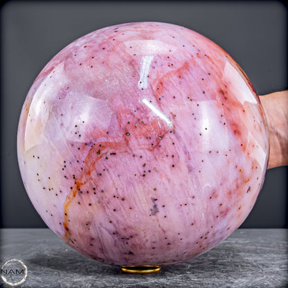 Rosa Opal-Kugel aus Peru - 6203,66g