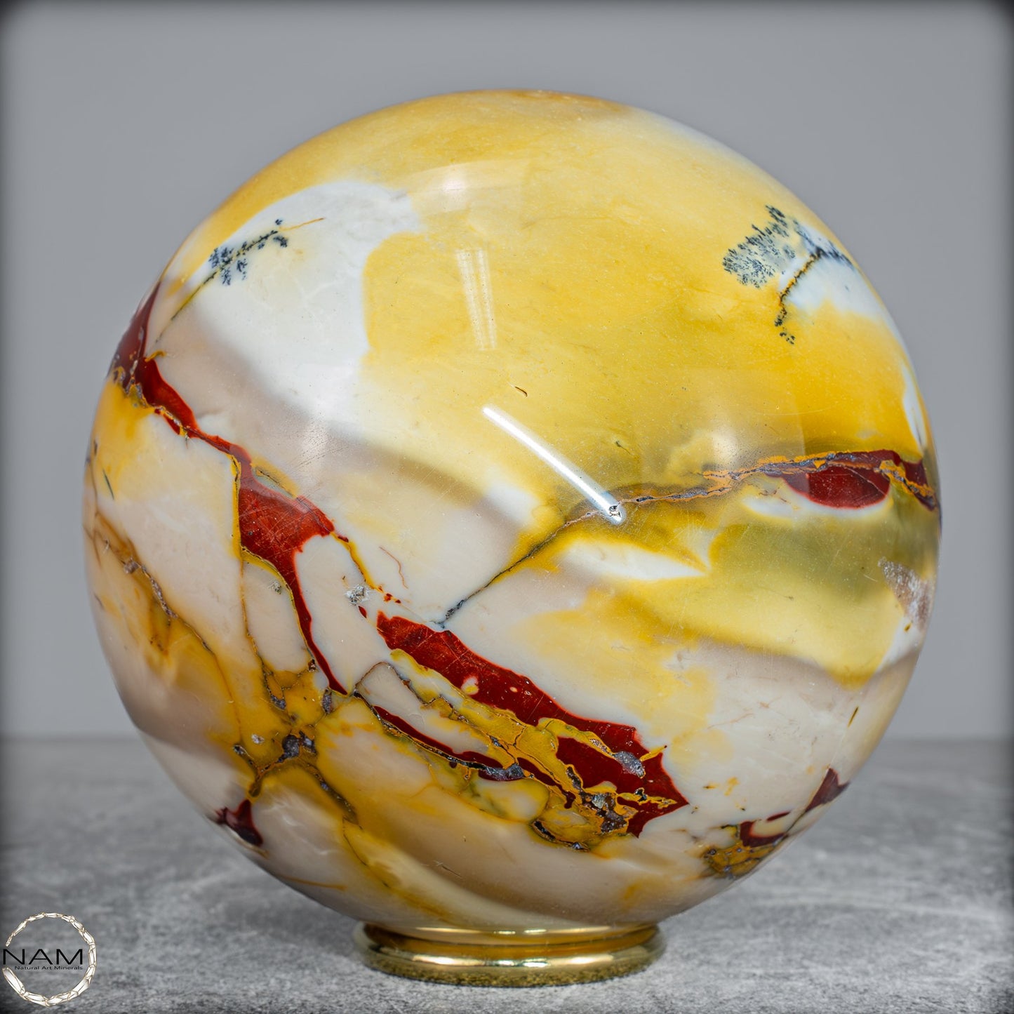 Natürliche Mookait Kugel aus Australien - 1947,55g - 115mm