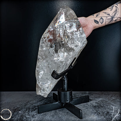 Natürlicher Lumerische Quartz Kristall Phantom auf Ständer - 10802,49g