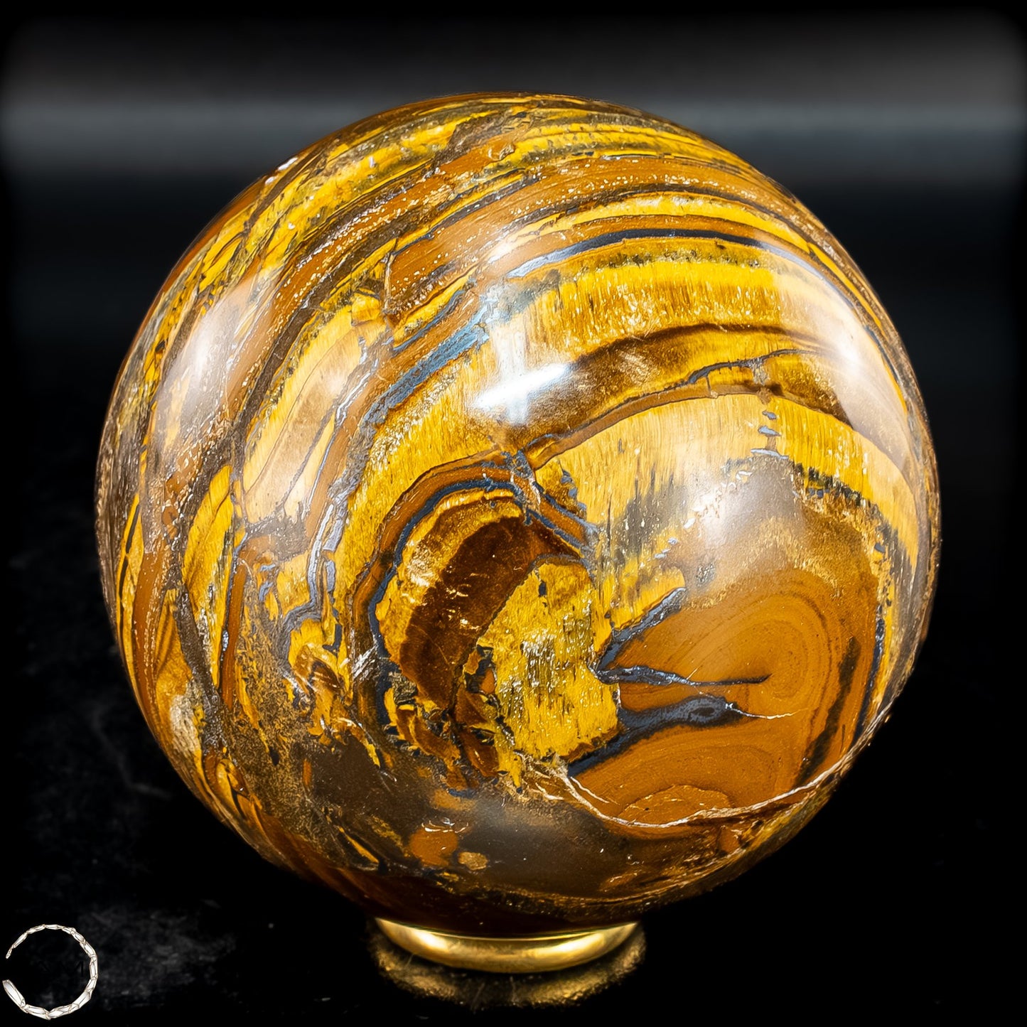 Natürliche Tigerauge-Kugel - 700,88 g