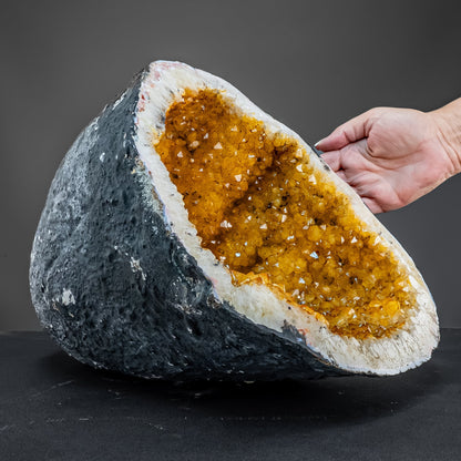 Große  Citrin-Quarz Druse, Brasilien - 15601,93g