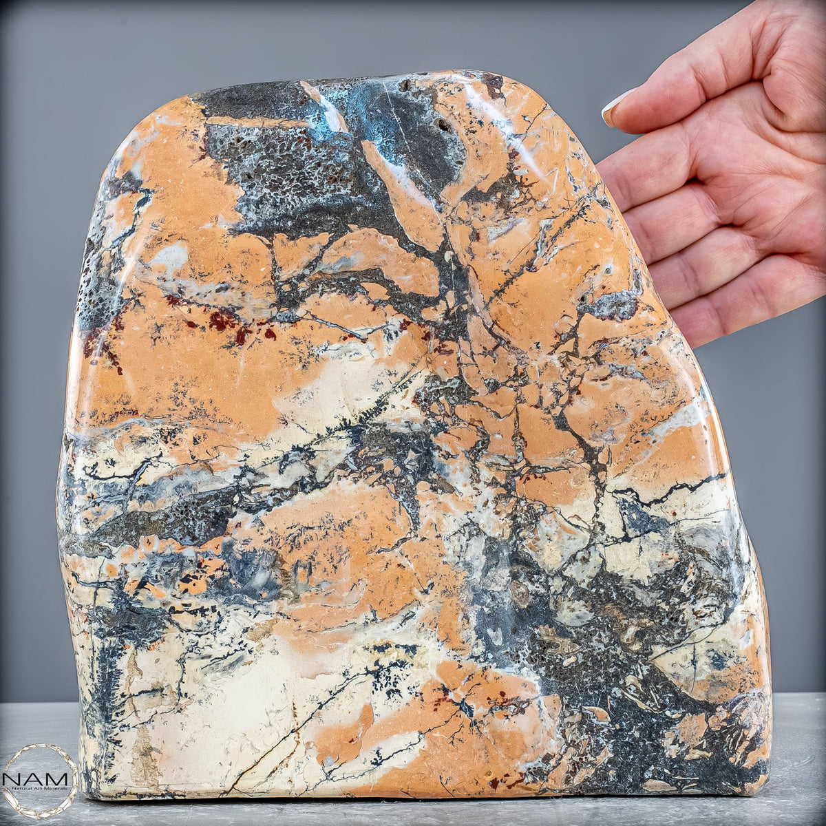 Natürliche Indonesische Picture Jasper-Kristall Freiform – 4627,17g