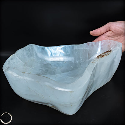 Außergewöhnliche Quarz-Schale – Ein elegantes Naturkunstwerk - 6918,19g