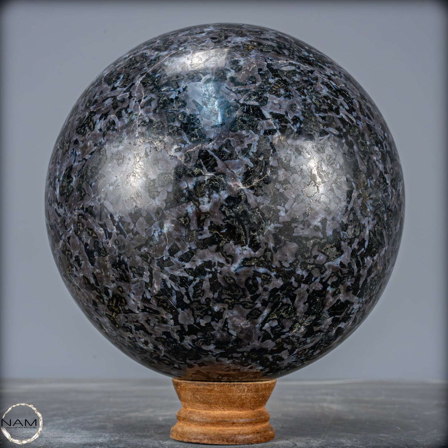 Natürliche Merlinit (Gabbro) Kristallkugel - 4808,08g - 155mm