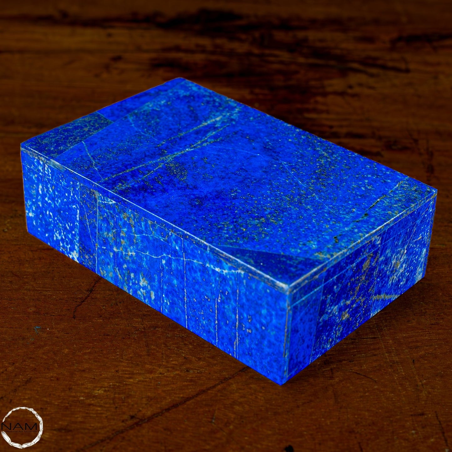 Natürliche A++ Lapislazuli Schmuckkästchen/Box - 729,05g