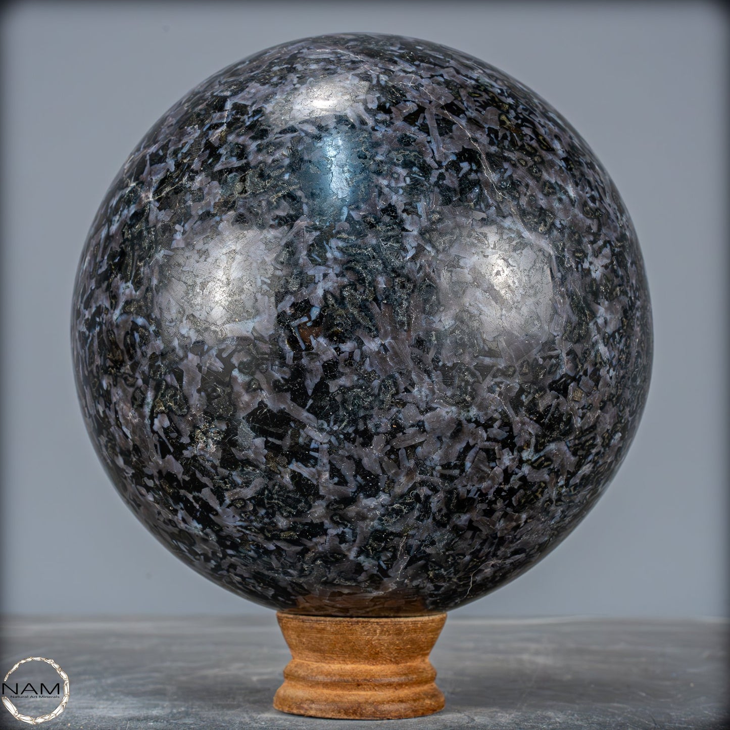 Natürliche Merlinit (Gabbro) Kristallkugel - 4808,08g - 155mm