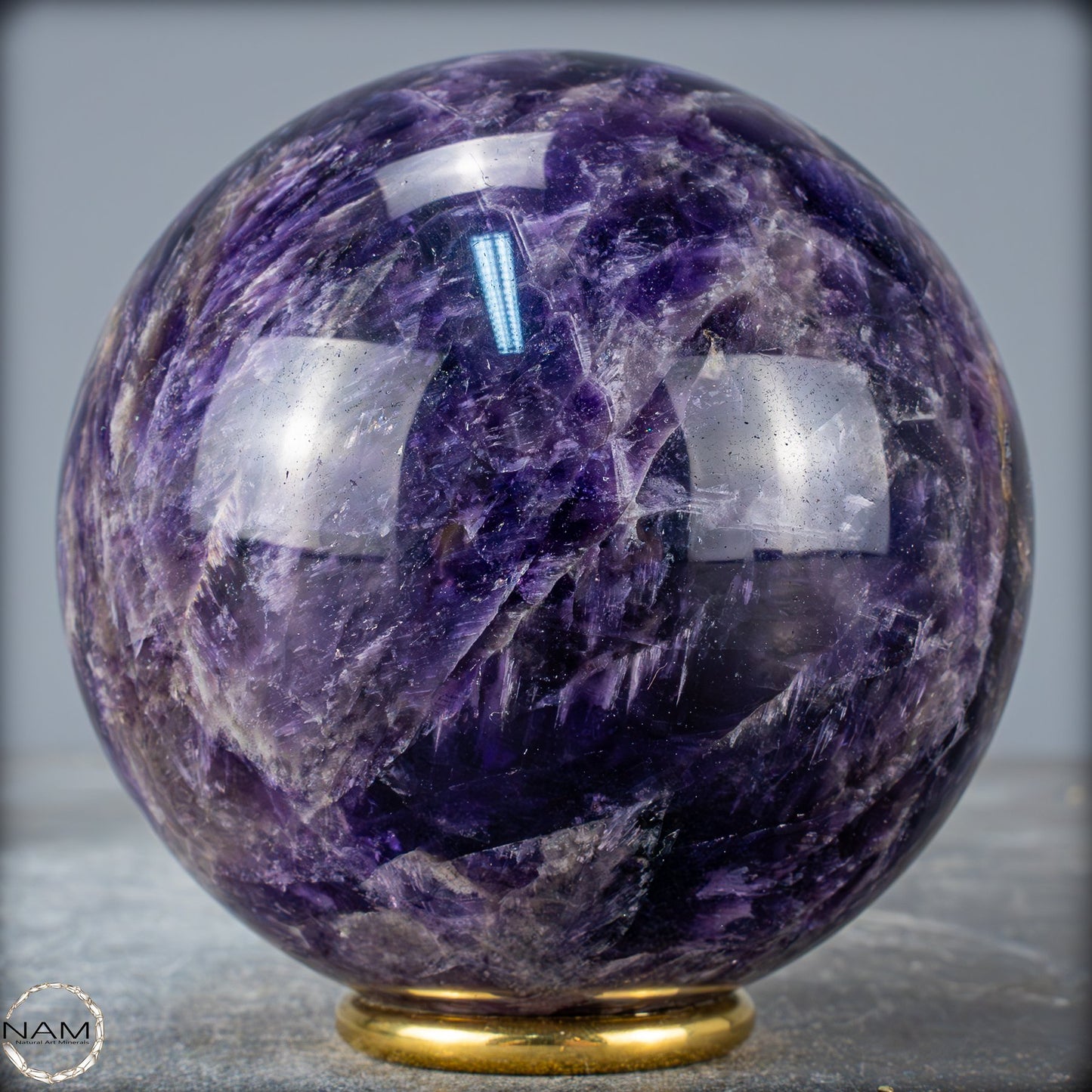 Natürliche Chevron-Amethyst Kristallkugel aus Bolivien - 1106,79g - 94mm