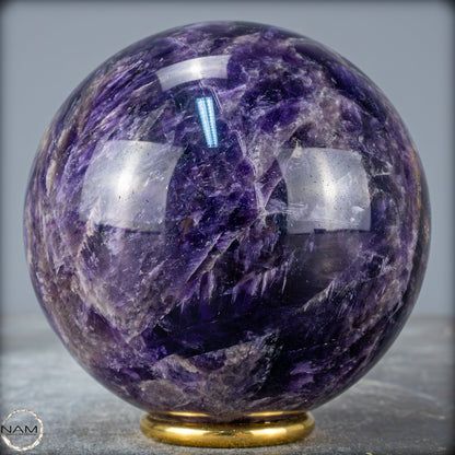 Natürliche Chevron-Amethyst Kristallkugel aus Bolivien - 1106,79g - 94mm